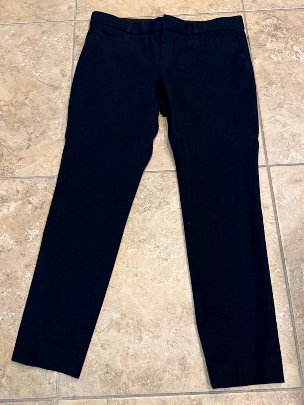 Banana Republic Navy Pants Sloan Cropped - Slim Straight